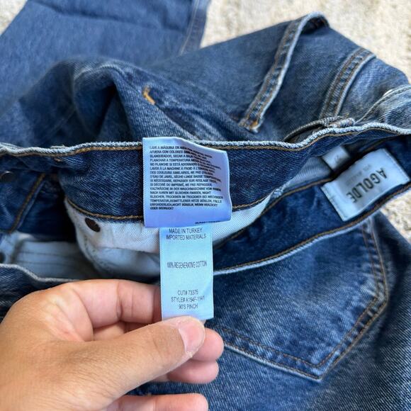 AGOLDE 90's Pinch Waist High Rise Straight Jean - Picture 6 of 8